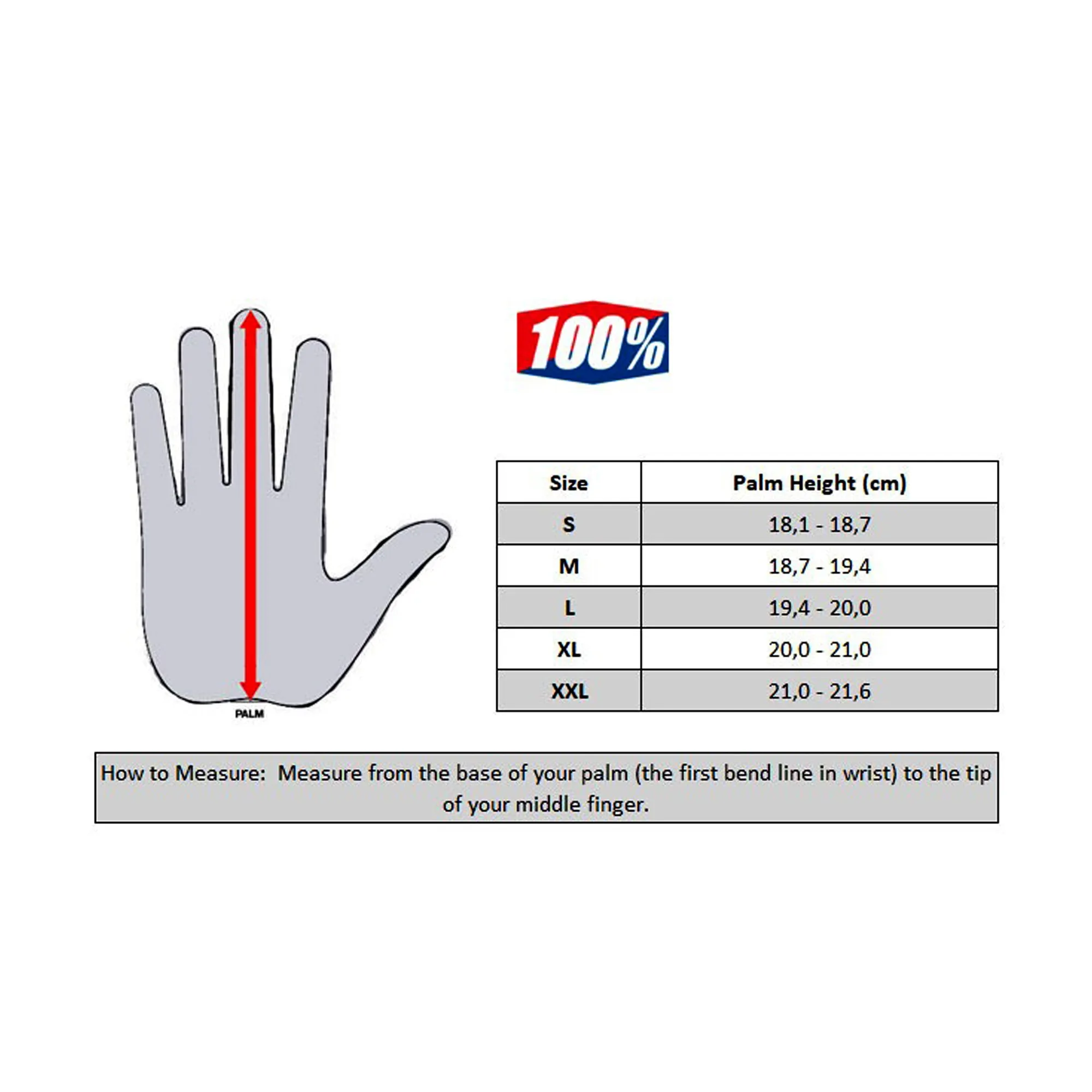 100% Airmatic Motocross Mtb, Bike Gloves Blue SPL-0001 - 823688