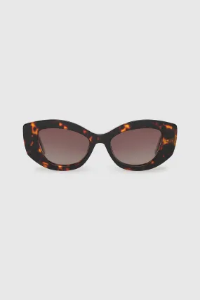 Anine Bing Rennes Sunglasses - Dark Tortoise