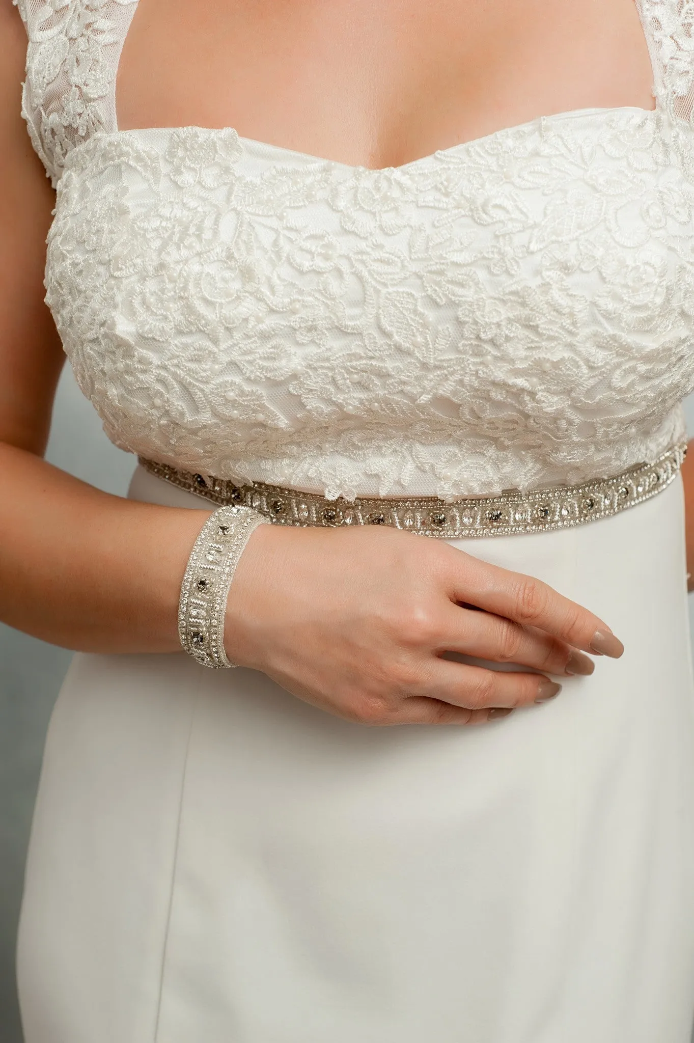 Black crystal wedding sash SB170668