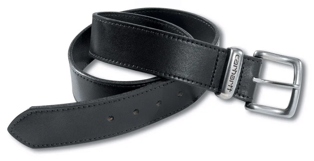 Carhartt Jean Leather Belt Black