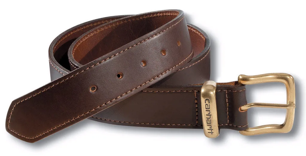 Carhartt Jean Leather Belt Brown