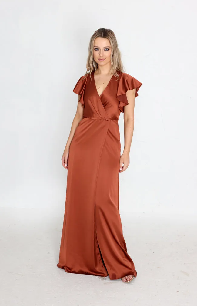 Della Gown - Rust