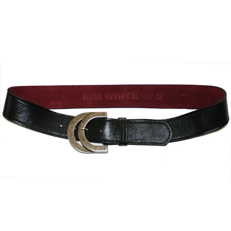 Double Half-Circle  - Black