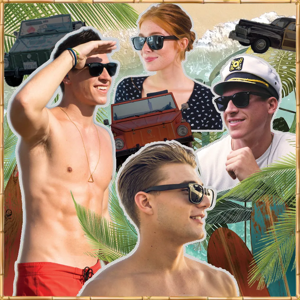 Ebony Wood Polarized Sunglasses