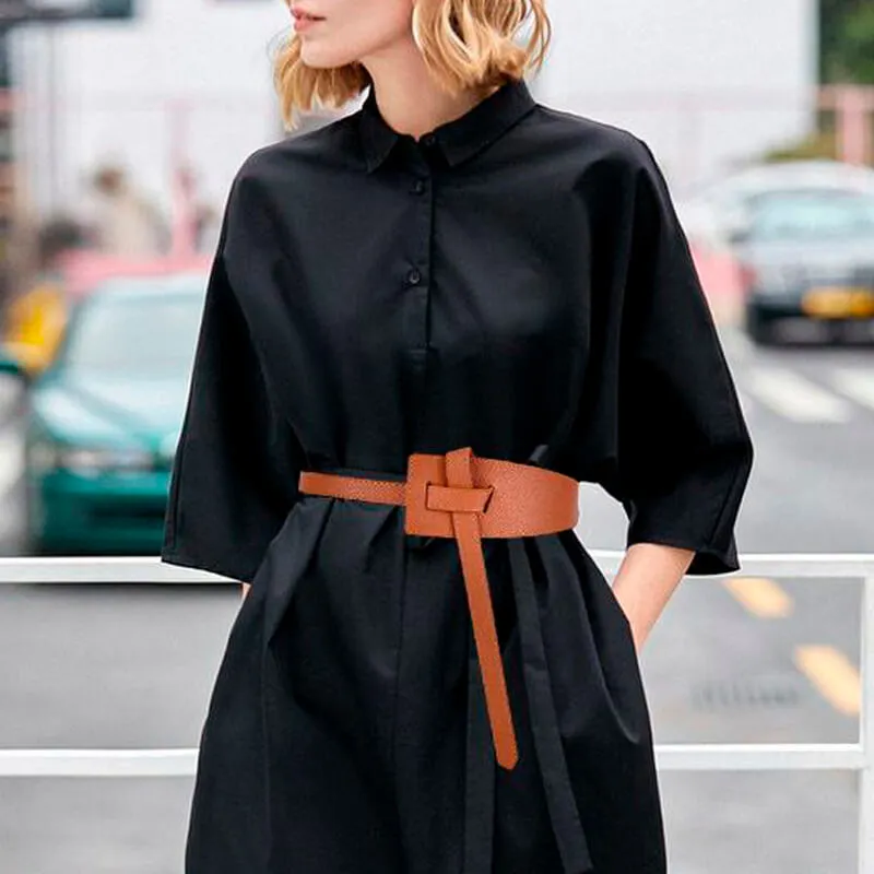 Eco Leather Pull Through Belt