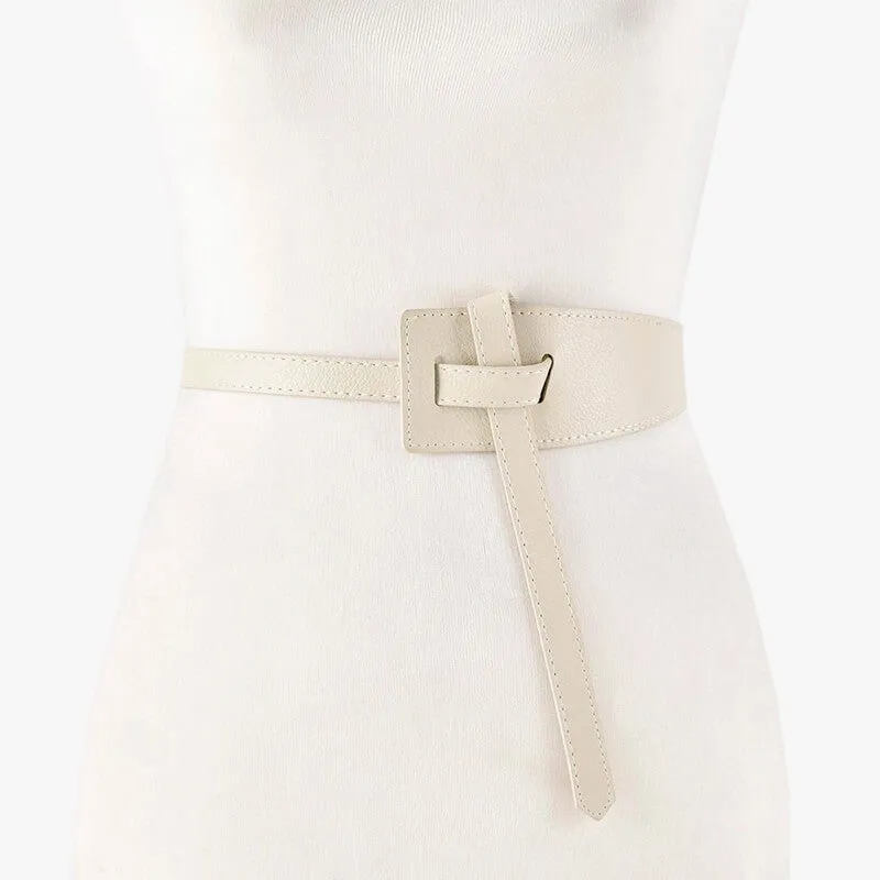 Eco Leather Pull Through Belt