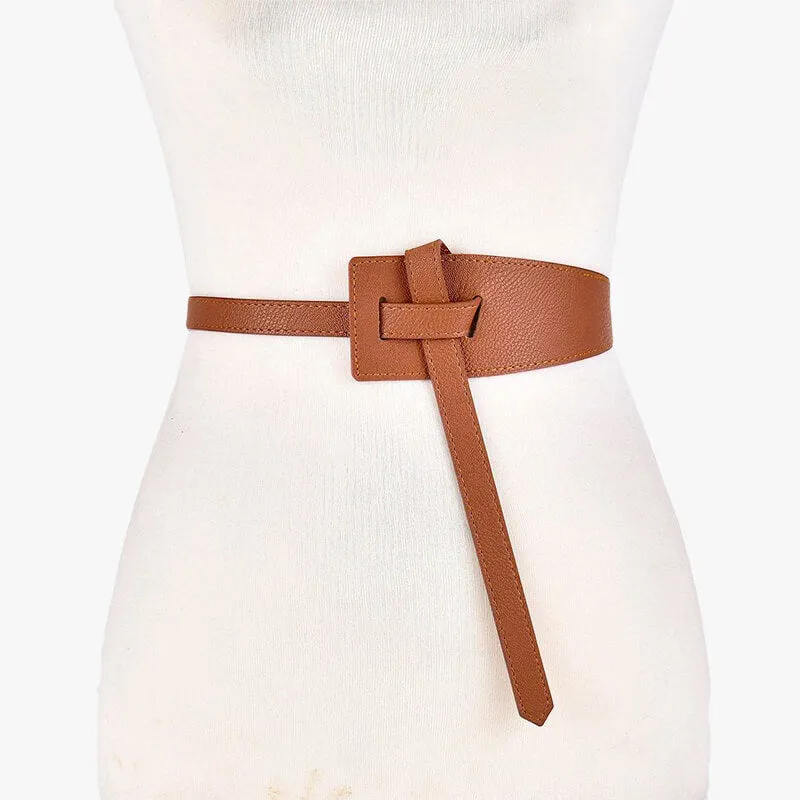 Eco Leather Pull Through Belt
