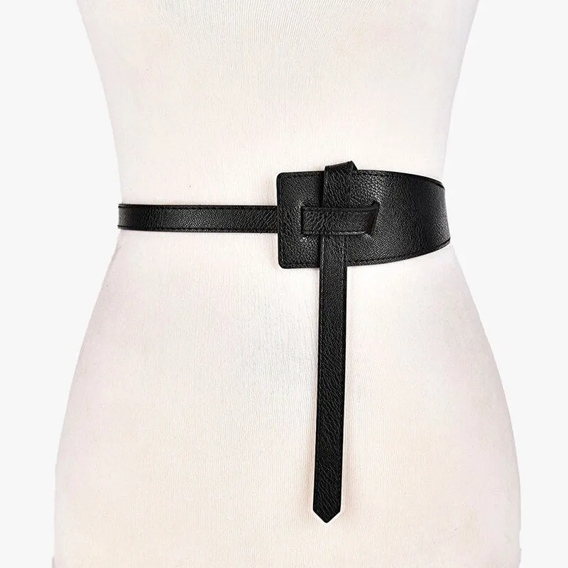 Eco Leather Pull Through Belt