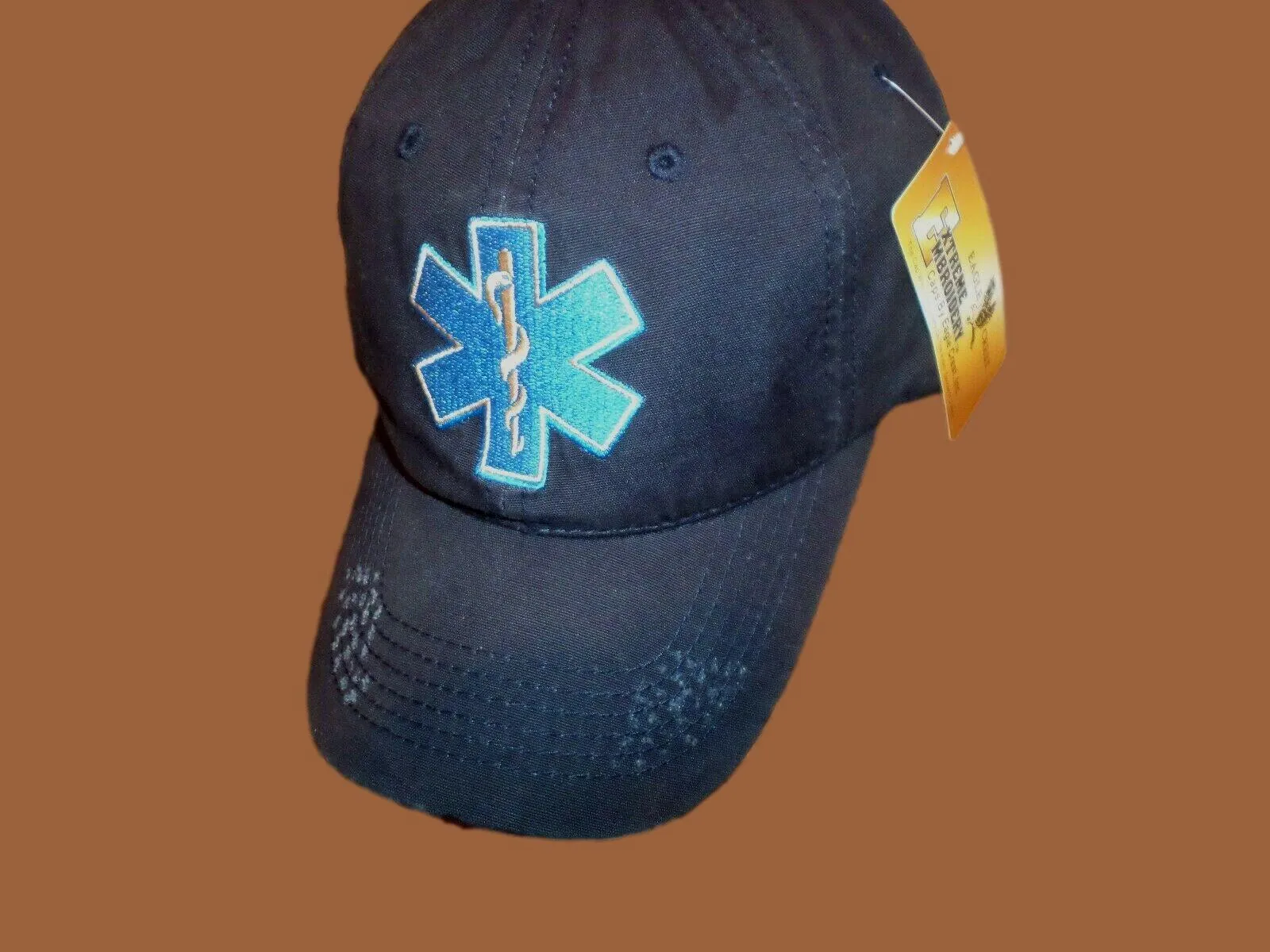 EMT EMERGENCY MEDICAL TECHNICIAN HAT BALL CAP BLUE FATIGUE