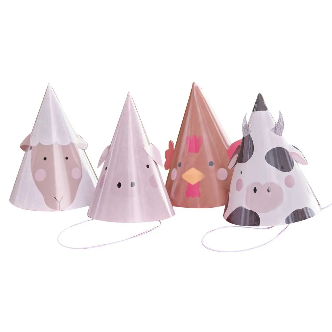 Farm Animal Party Hats
