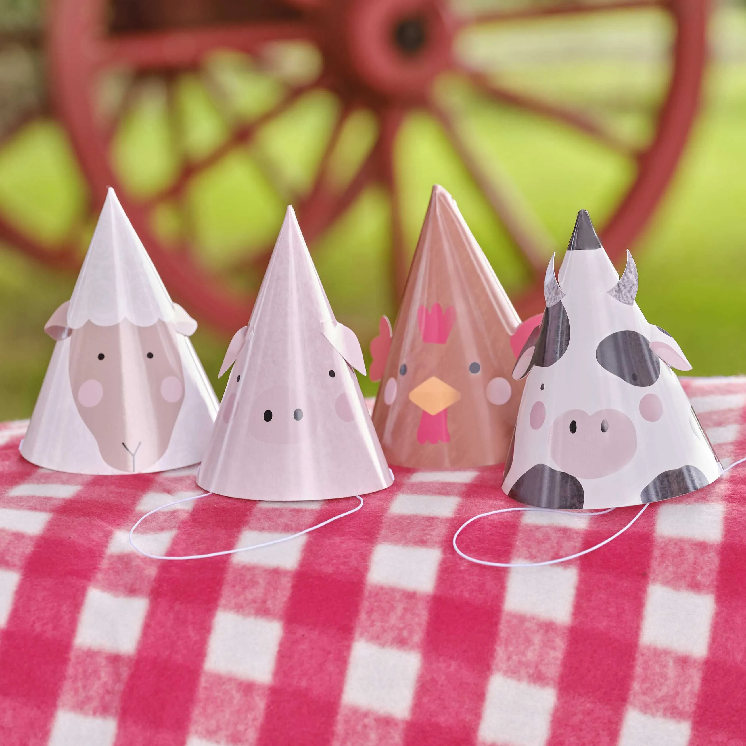 Farm Animal Party Hats