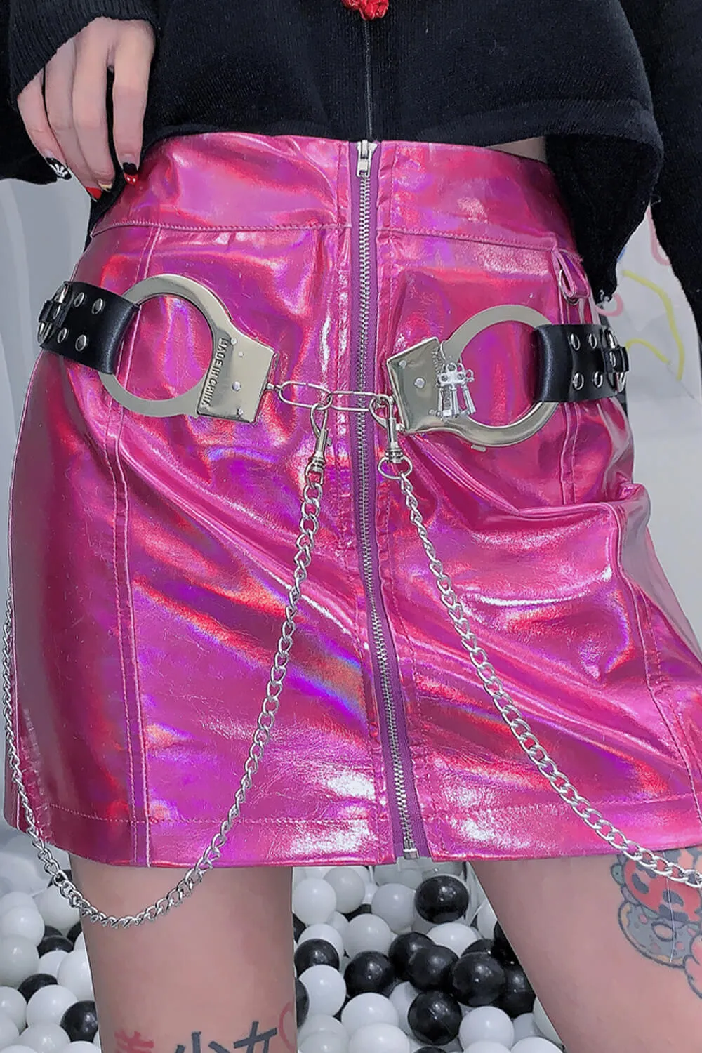 Handcuffs Belt Grunge Aesthetic