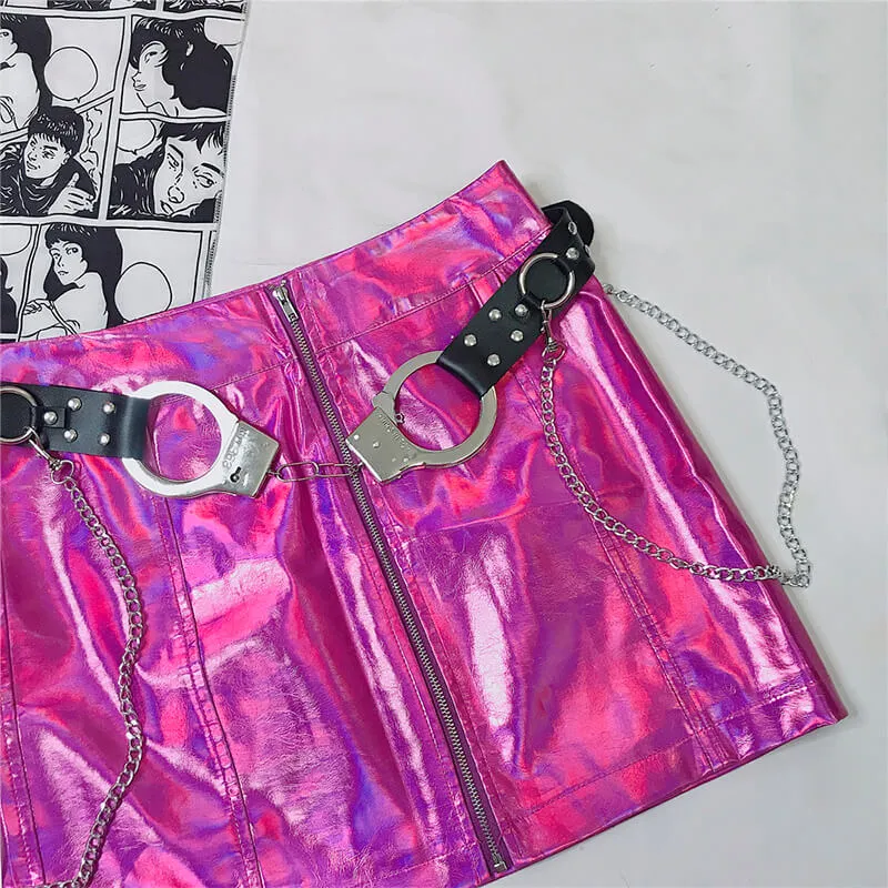 Handcuffs Belt Grunge Aesthetic