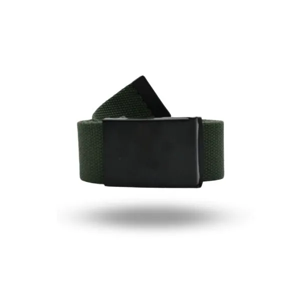 Knight Canva Belt with Silver or Black Buckle