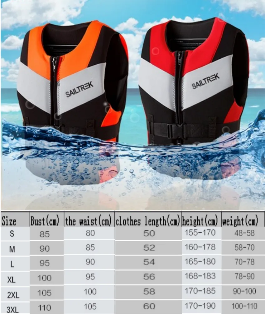 Life Jacket - Orange/Black