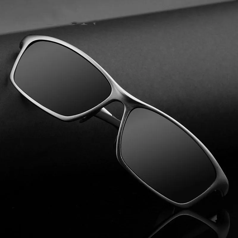 Magnesium Alloy Frame Polarized Sunglasses Men's Driver Sunglass Mirror Outdoor Sports Glasses