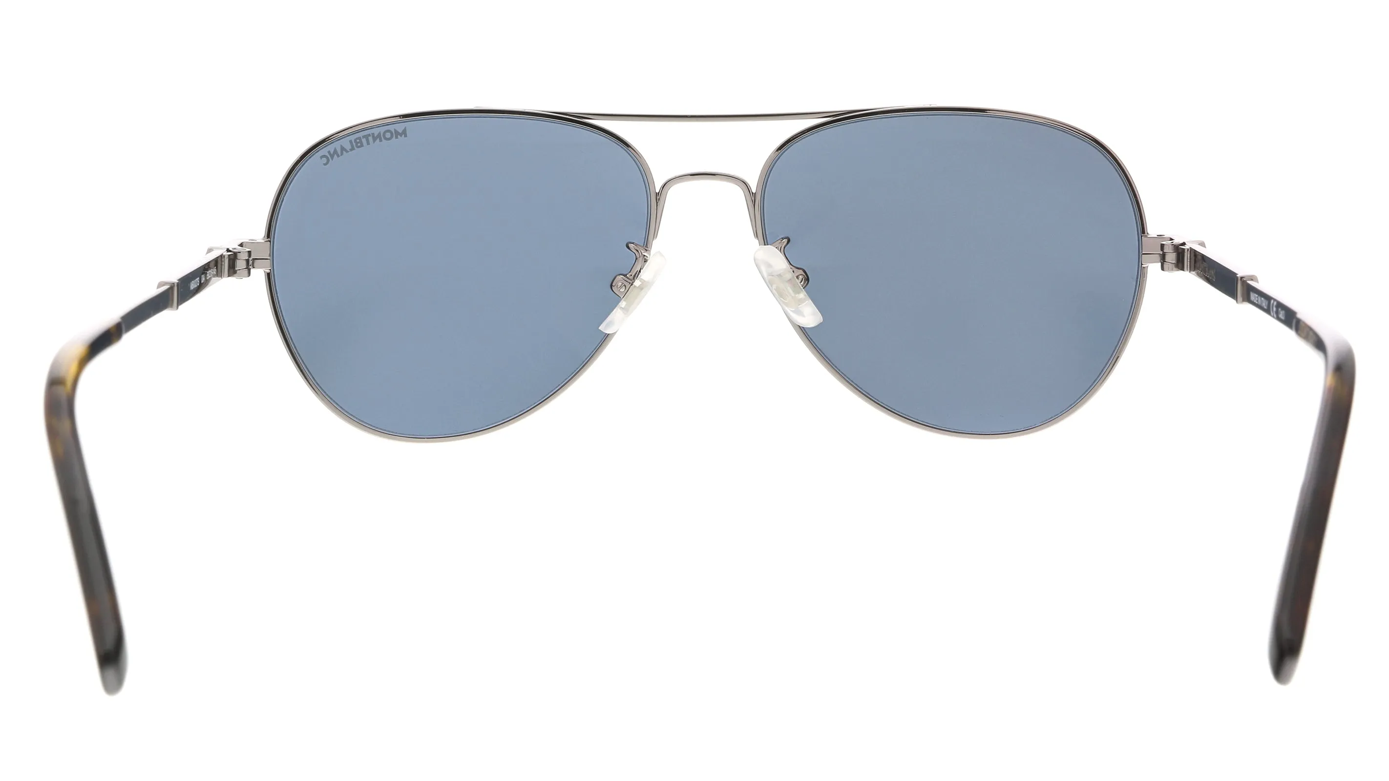 Montblanc MB0027S-004 Ruthenium Aviator Sunglasses
