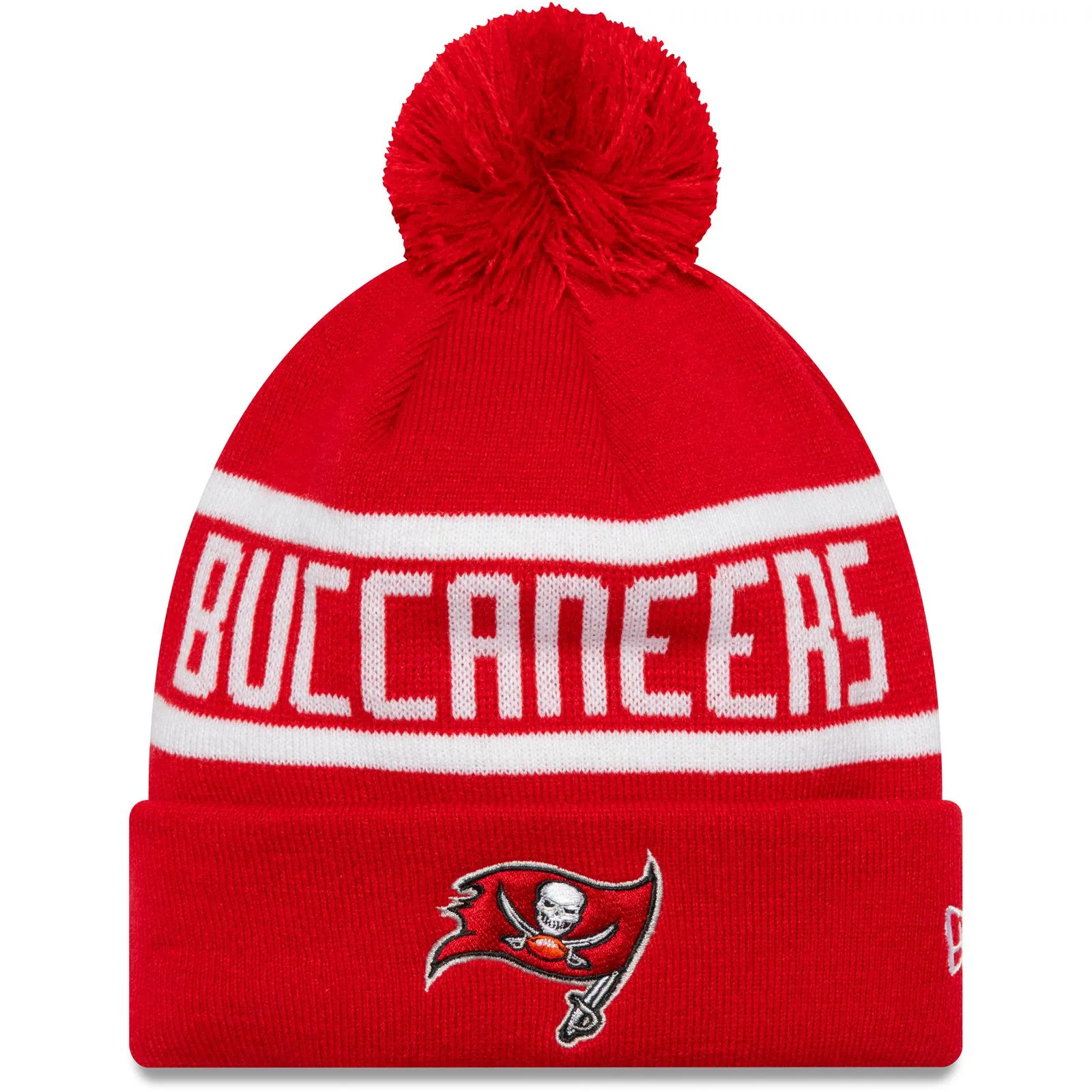 New Era Tampa Bay Buccaneers Bobble Hat - Red