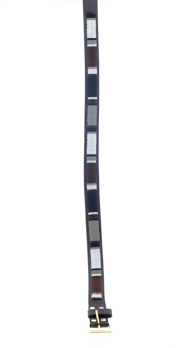 Oryx Earth Maasai Beaded Belt 1.25in