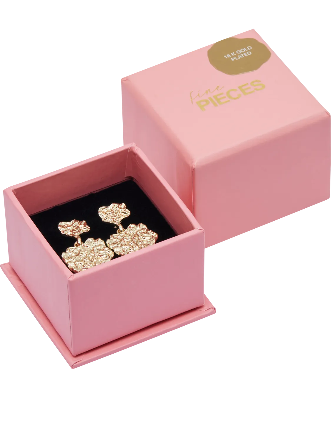 PCALLY Earrings - Gold Colour