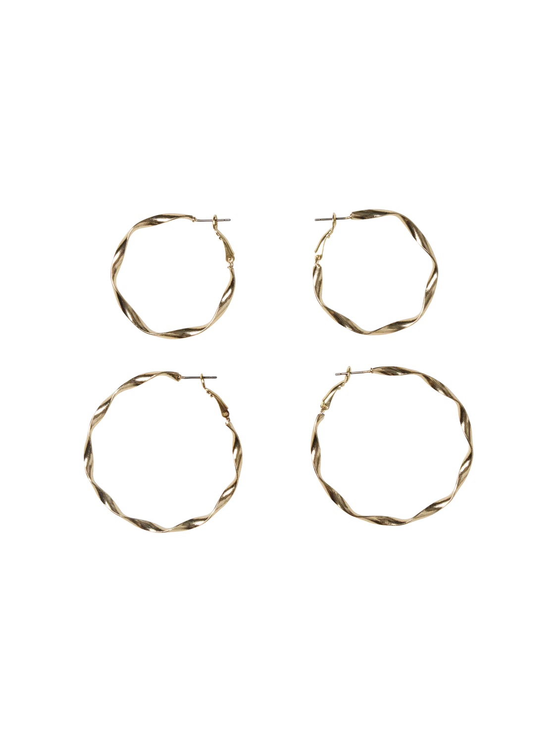 PCALLY Earrings - Gold Colour