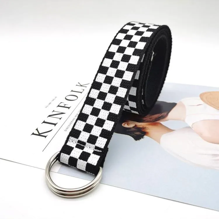 Plaid Checkered Belt
