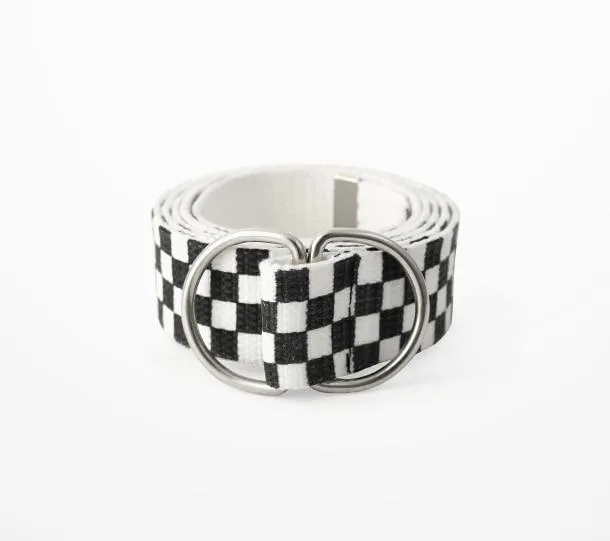Plaid Checkered Belt