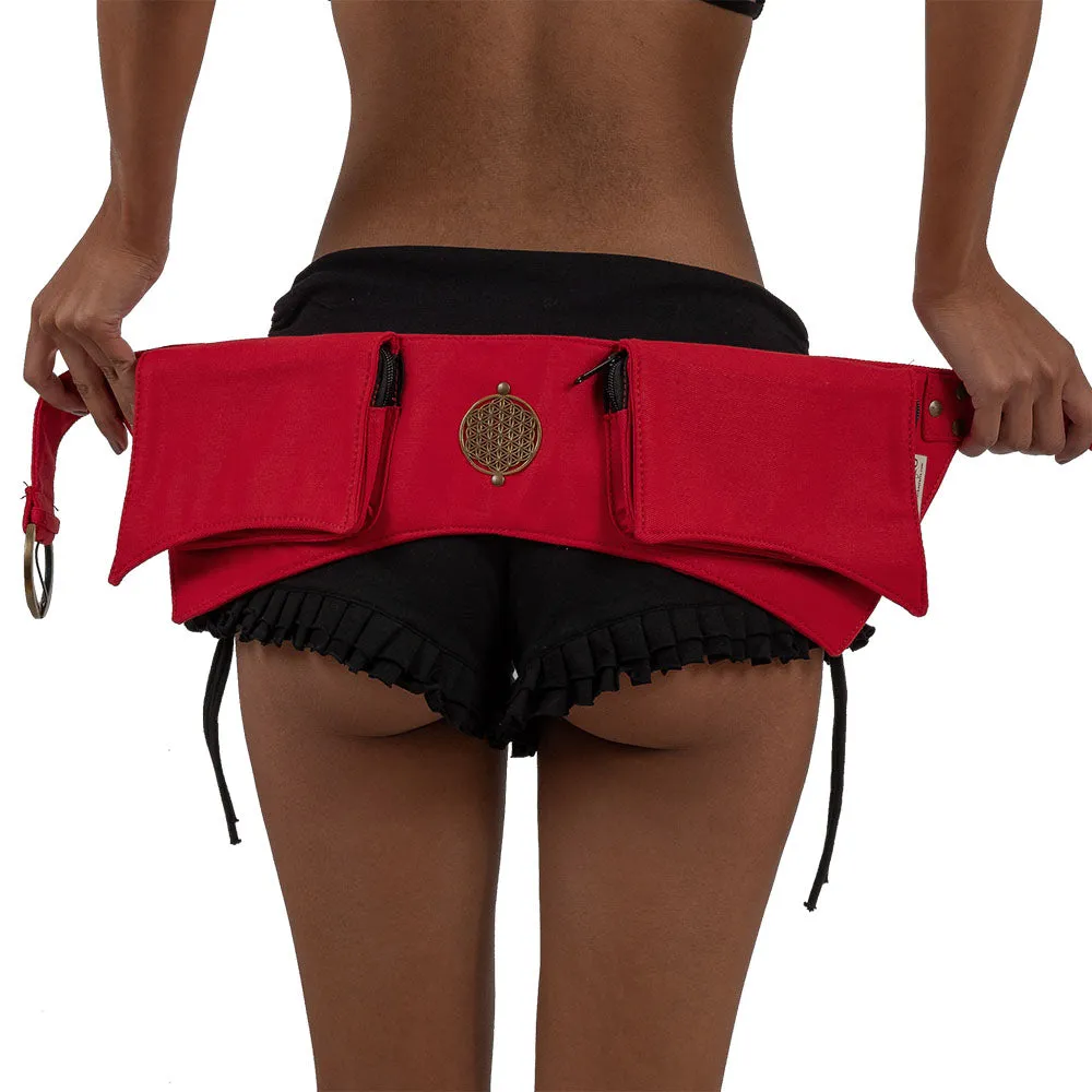 Plain Double Pocket Belt