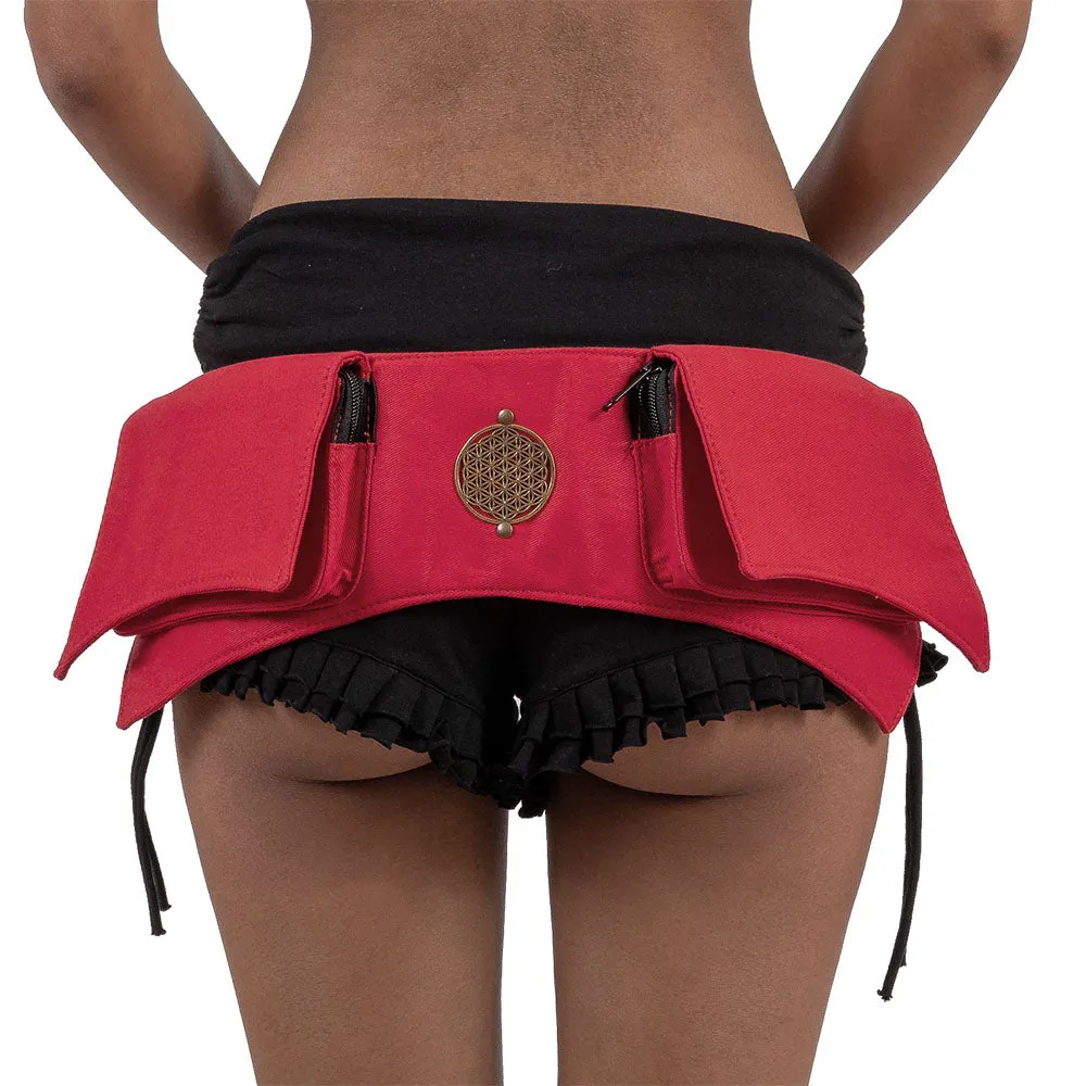 Plain Double Pocket Belt
