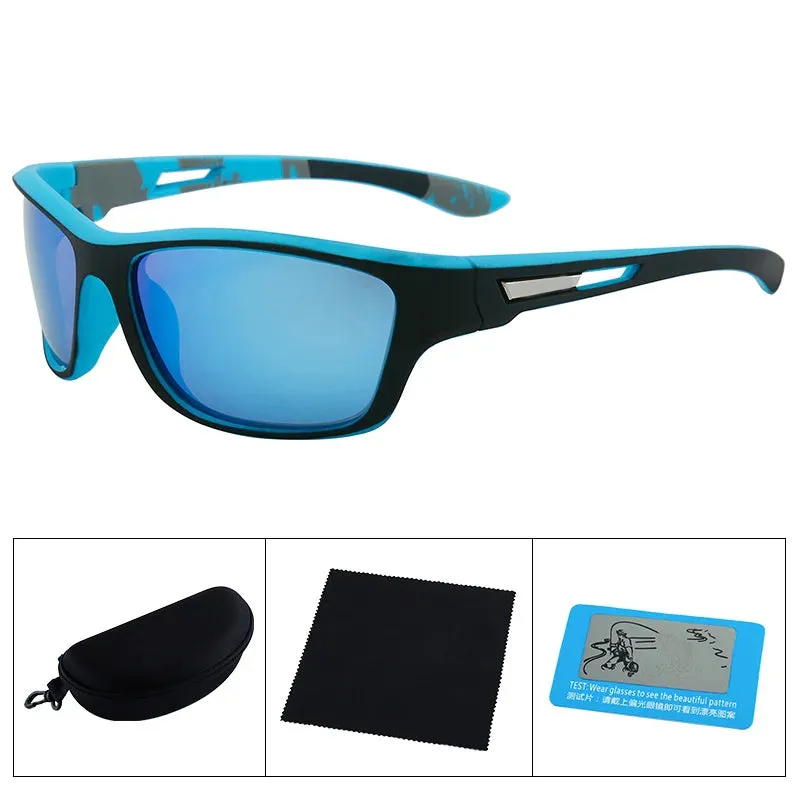 Polarized Sports Sunglasses with UV400 Protection and Comfort