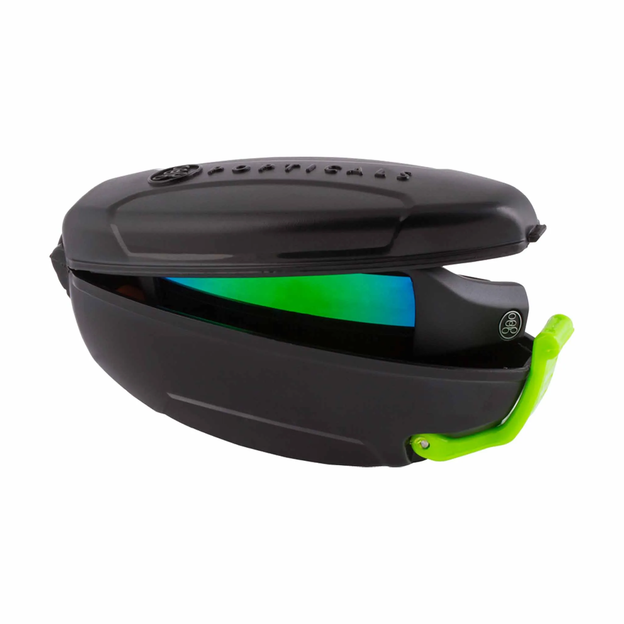 POPGUN | Polarized, Matte Black, Green Mirror