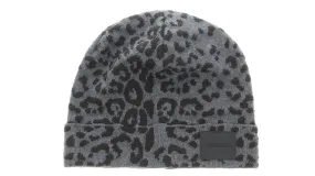 Roberto Cavalli Grey Animal Pattern Pure Wool Hat