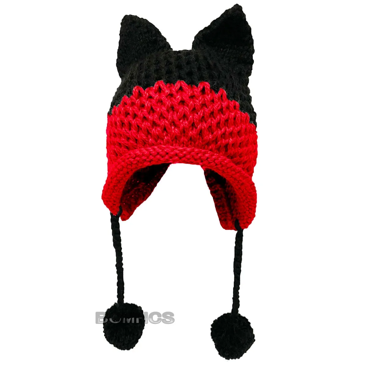 So Cute Fox Ears Beanie - 100% Handmade Knit Hat - lots of choices