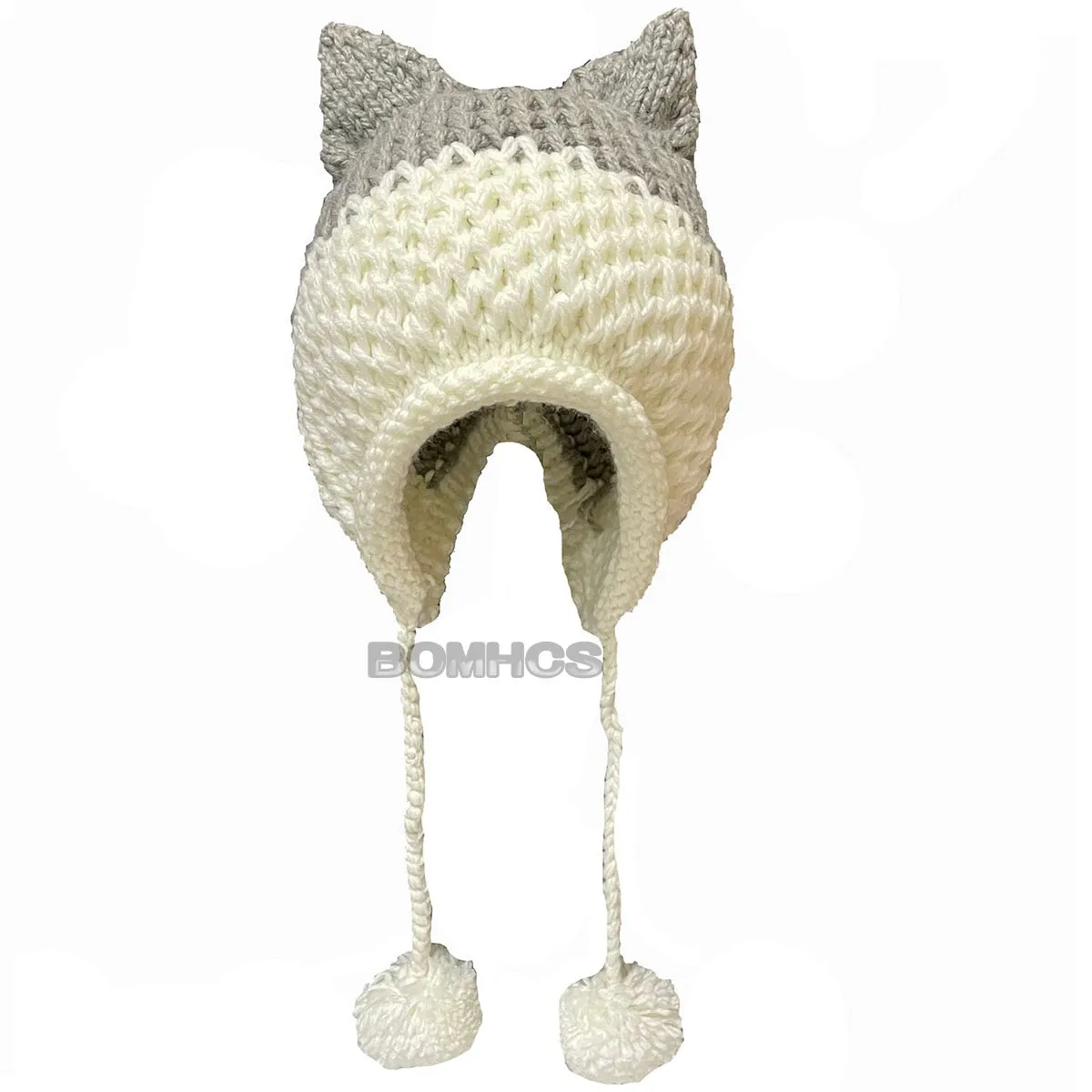 So Cute Fox Ears Beanie - 100% Handmade Knit Hat - lots of choices
