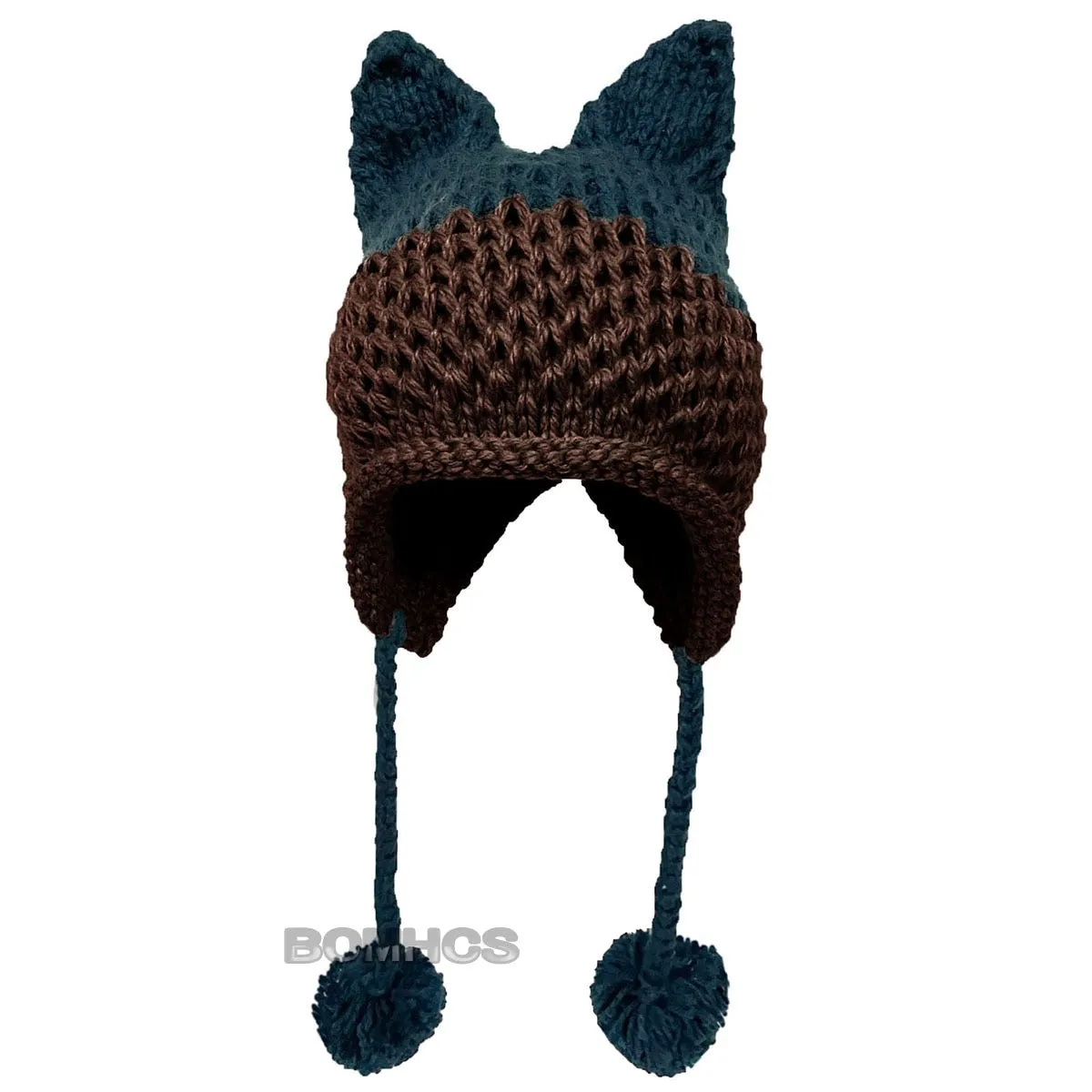So Cute Fox Ears Beanie - 100% Handmade Knit Hat - lots of choices