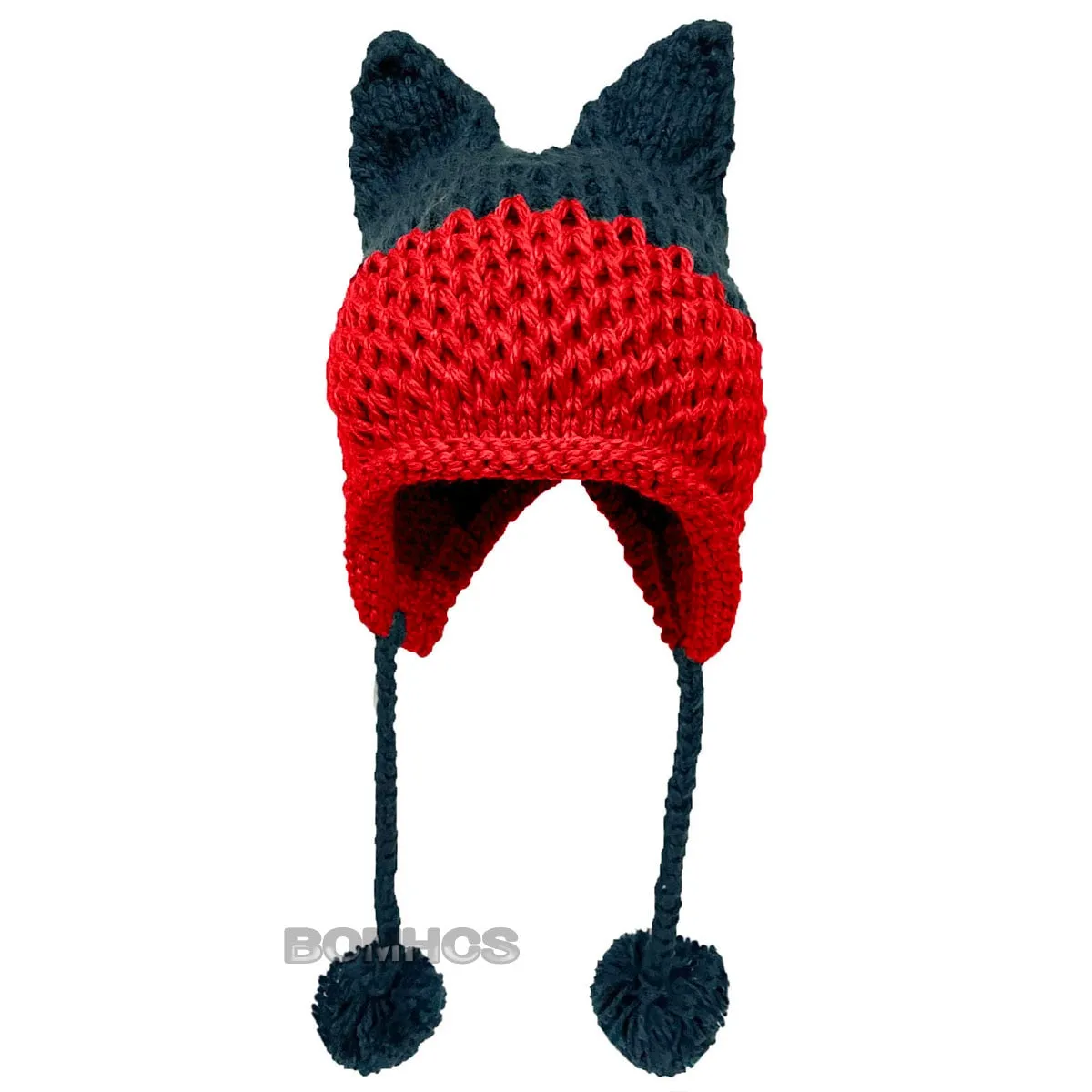 So Cute Fox Ears Beanie - 100% Handmade Knit Hat - lots of choices