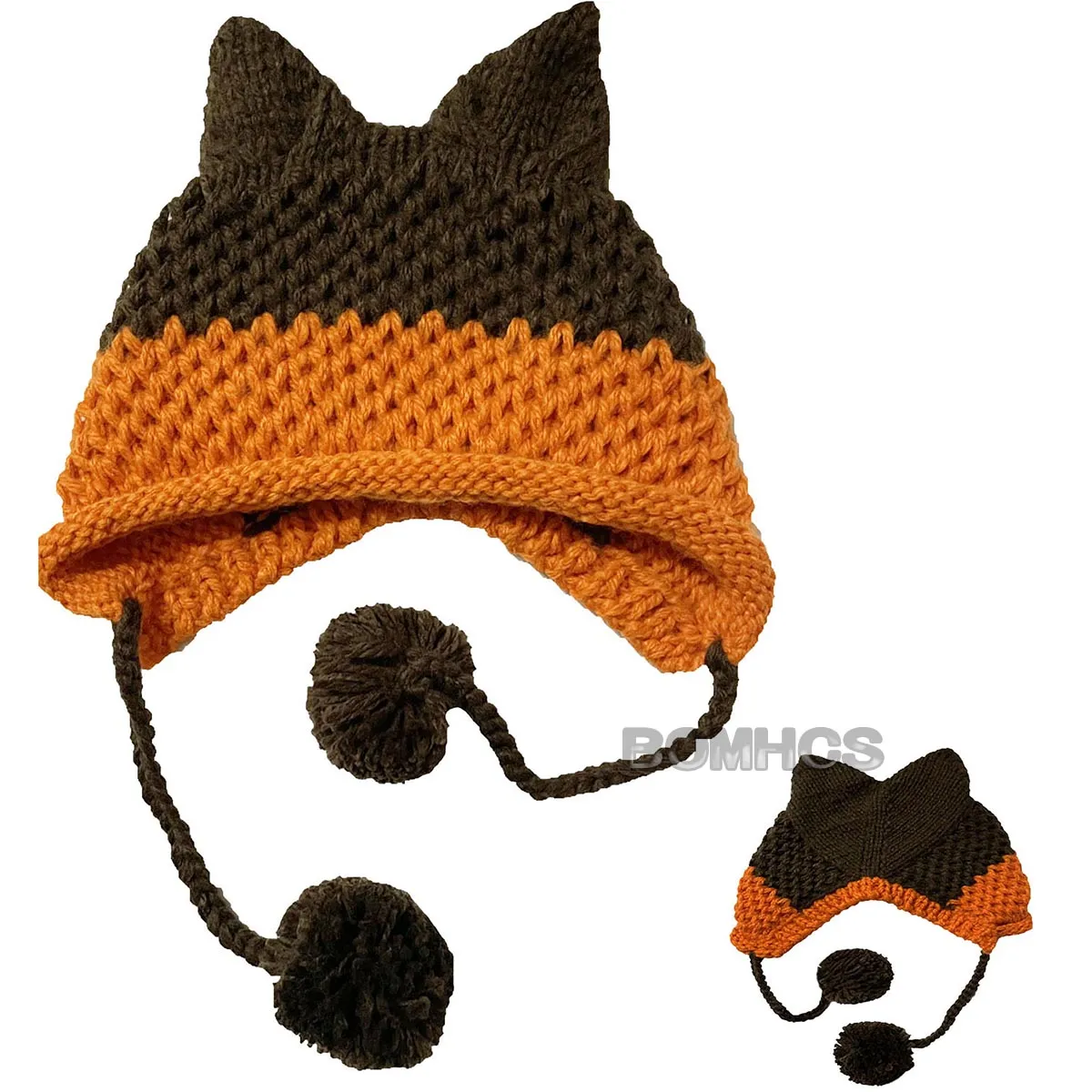 So Cute Fox Ears Beanie - 100% Handmade Knit Hat - lots of choices