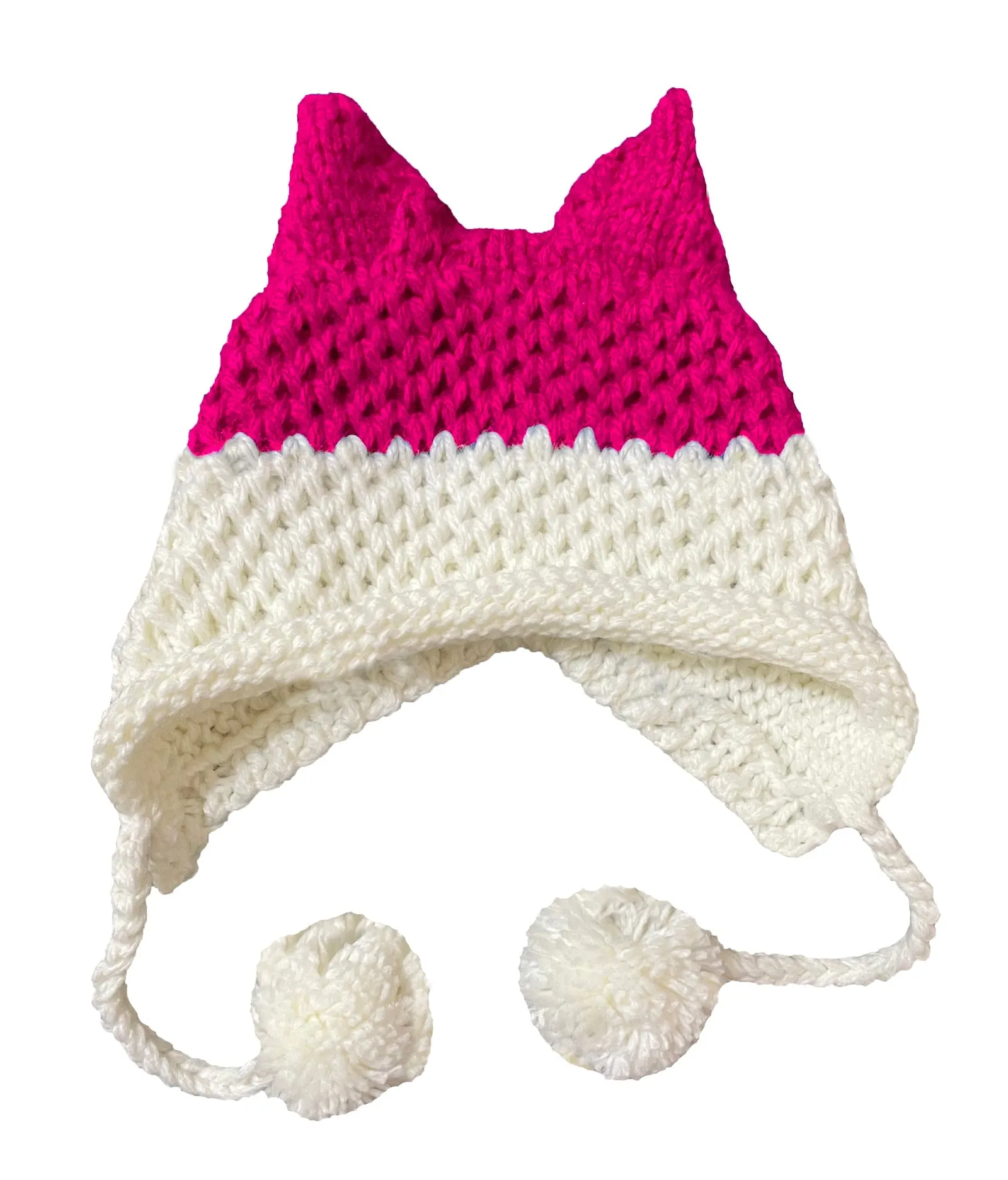 So Cute Fox Ears Beanie - 100% Handmade Knit Hat - lots of choices