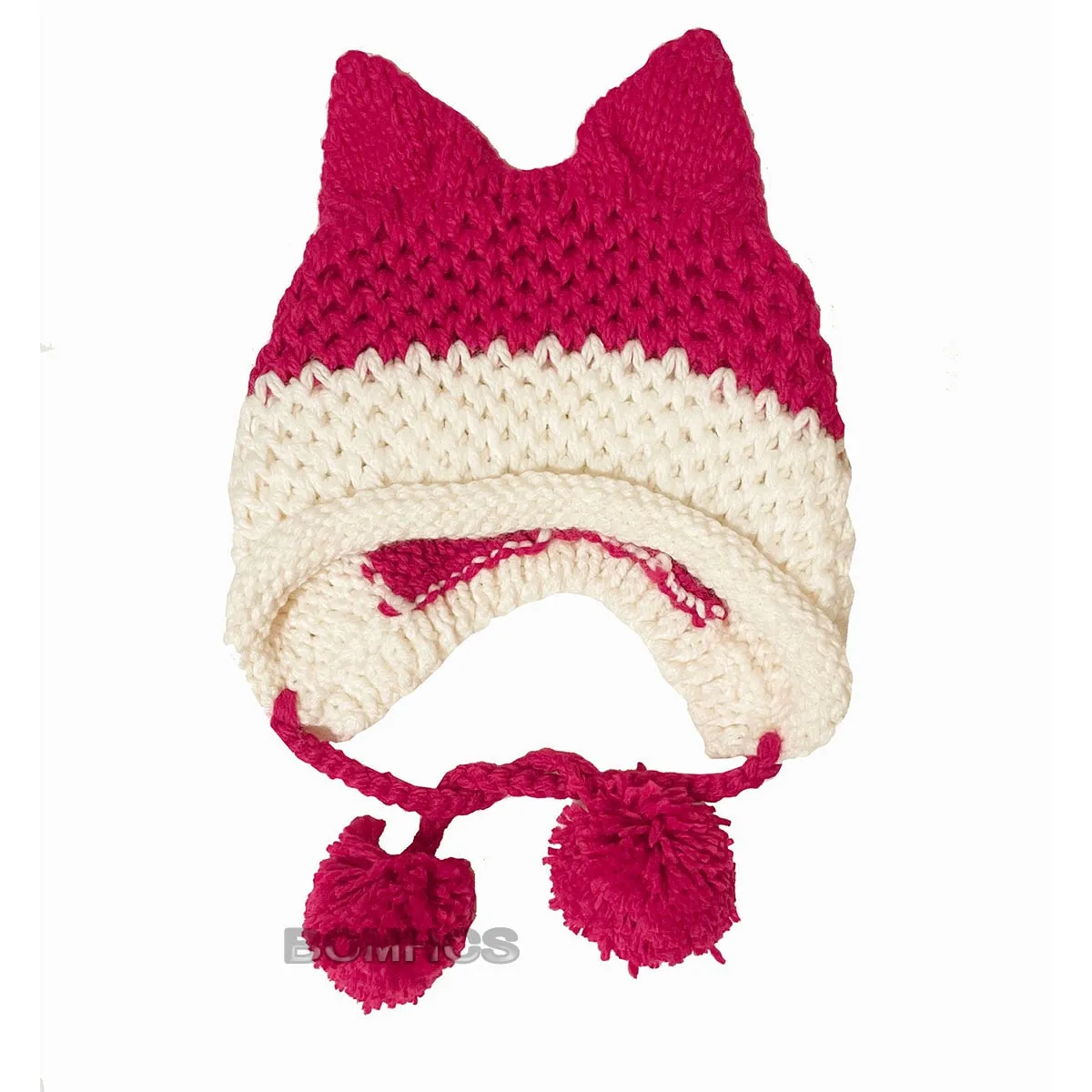 So Cute Fox Ears Beanie - 100% Handmade Knit Hat - lots of choices
