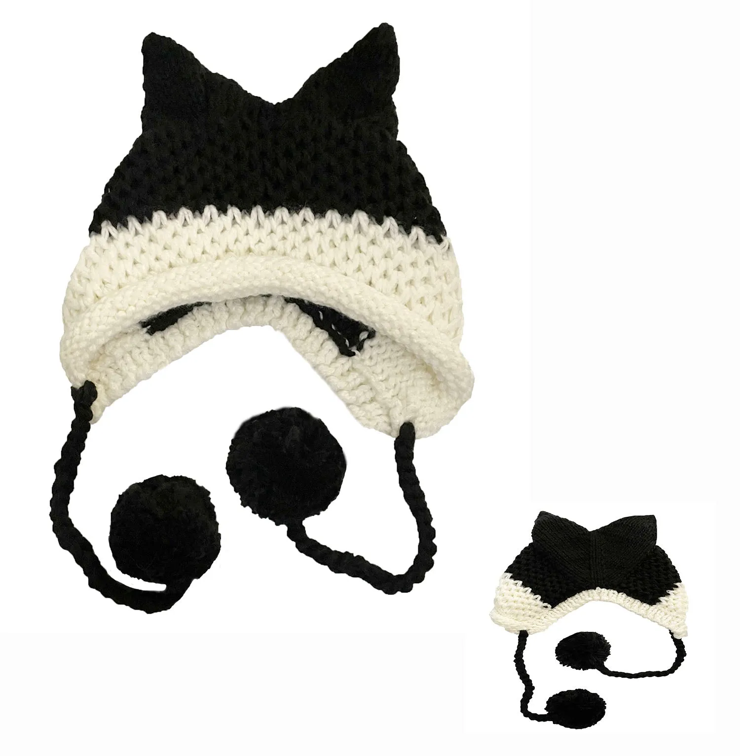 So Cute Fox Ears Beanie - 100% Handmade Knit Hat - lots of choices