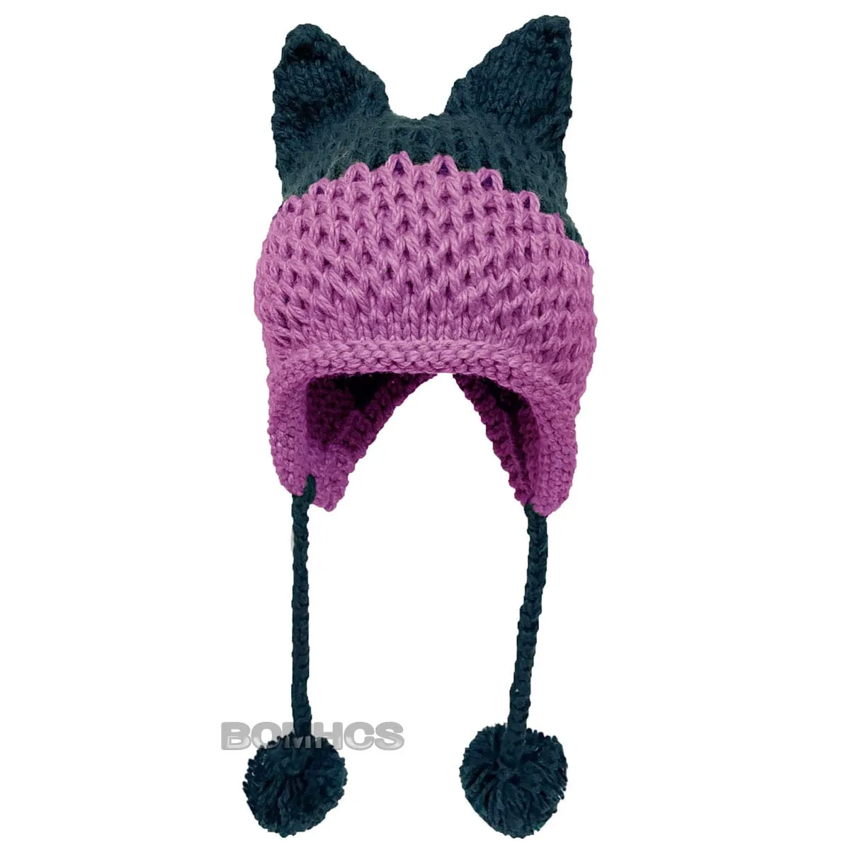 So Cute Fox Ears Beanie - 100% Handmade Knit Hat - lots of choices