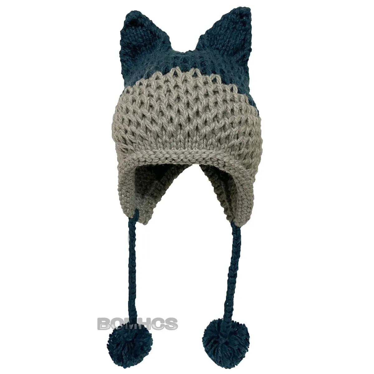 So Cute Fox Ears Beanie - 100% Handmade Knit Hat - lots of choices
