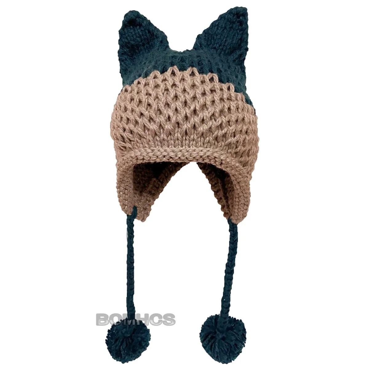 So Cute Fox Ears Beanie - 100% Handmade Knit Hat - lots of choices
