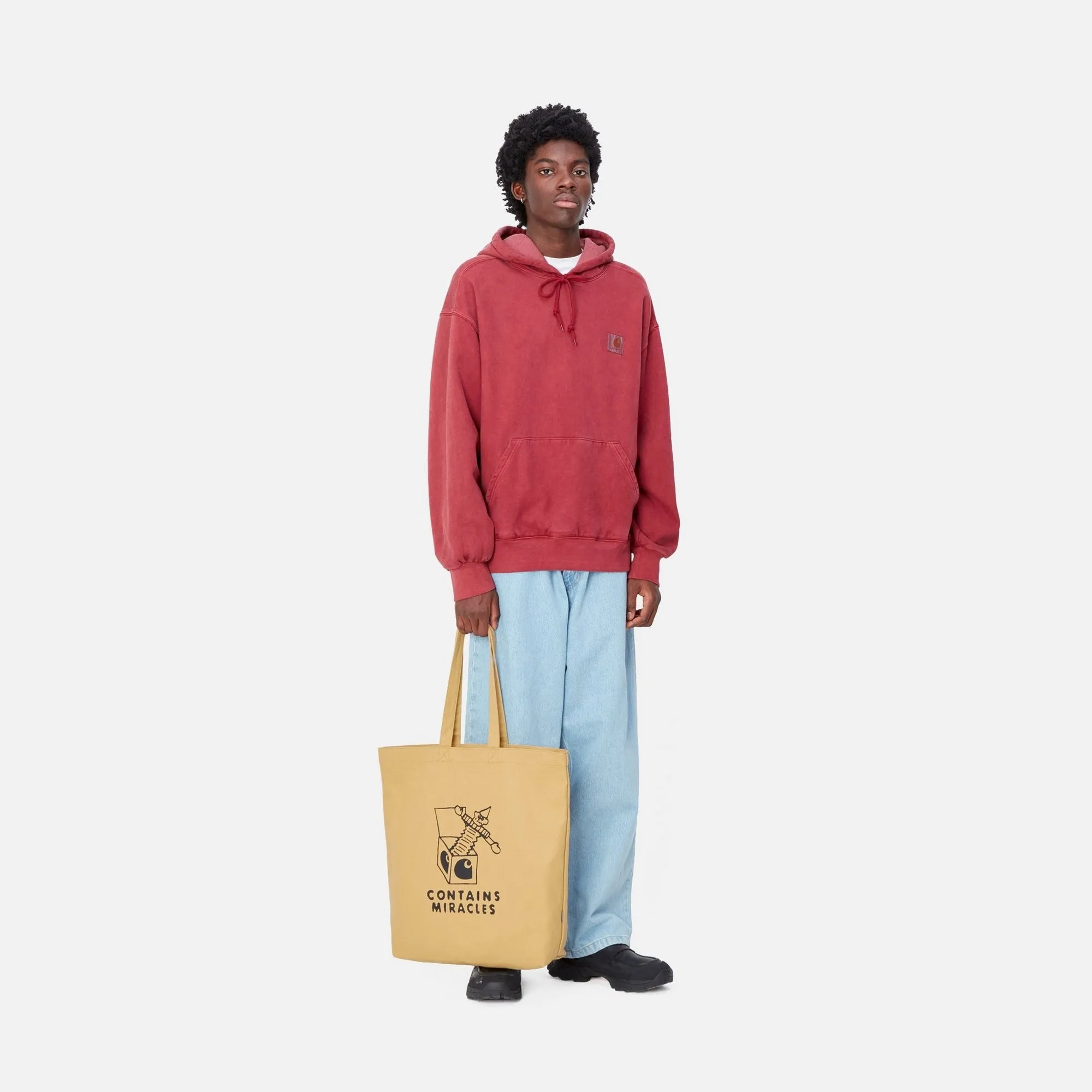 Stamp Tote | Bourbon / Black