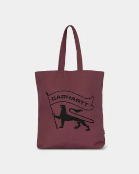 Stamp Tote | Dusty Fuchsia / Black