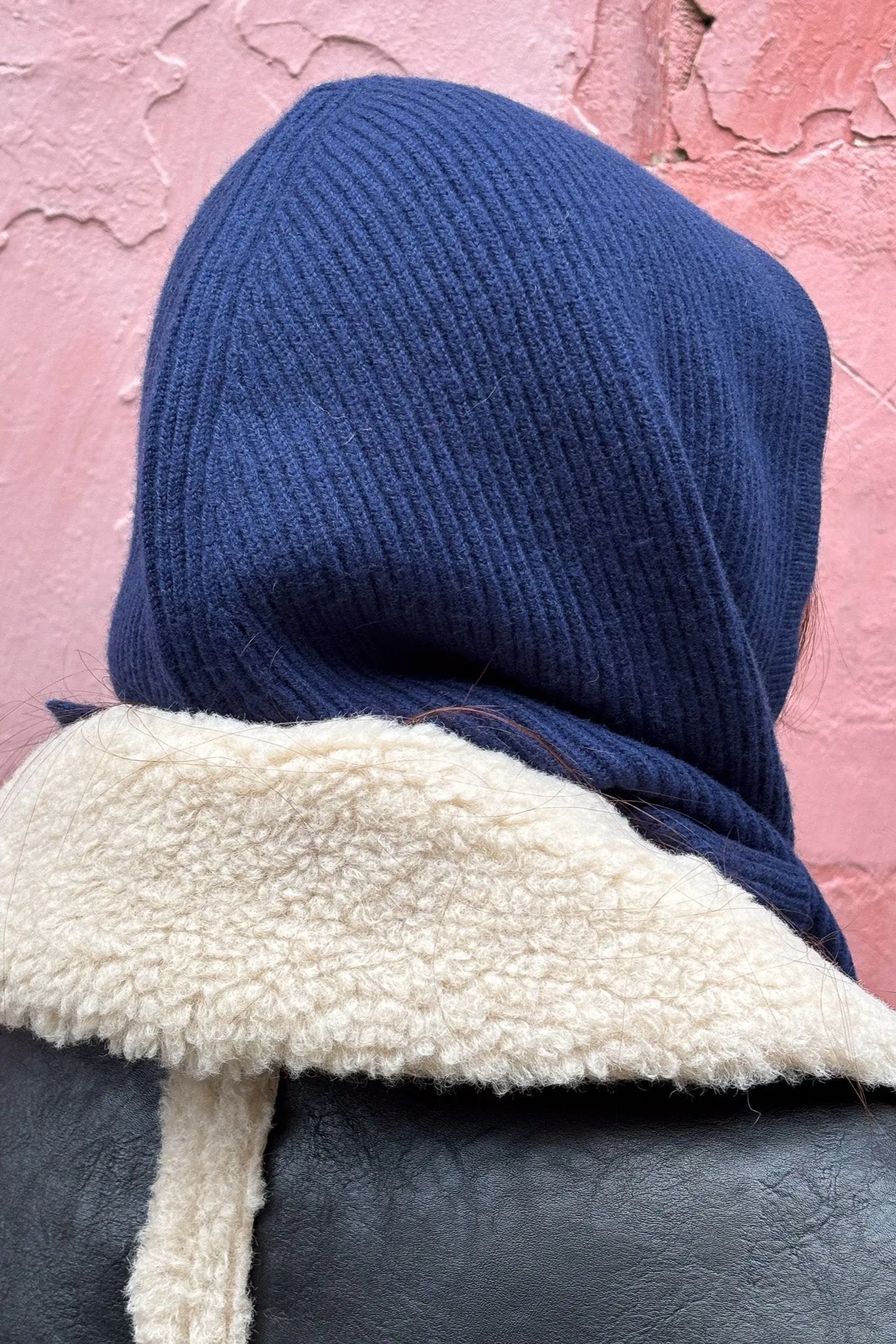 TBCo Navy Knitted Hood