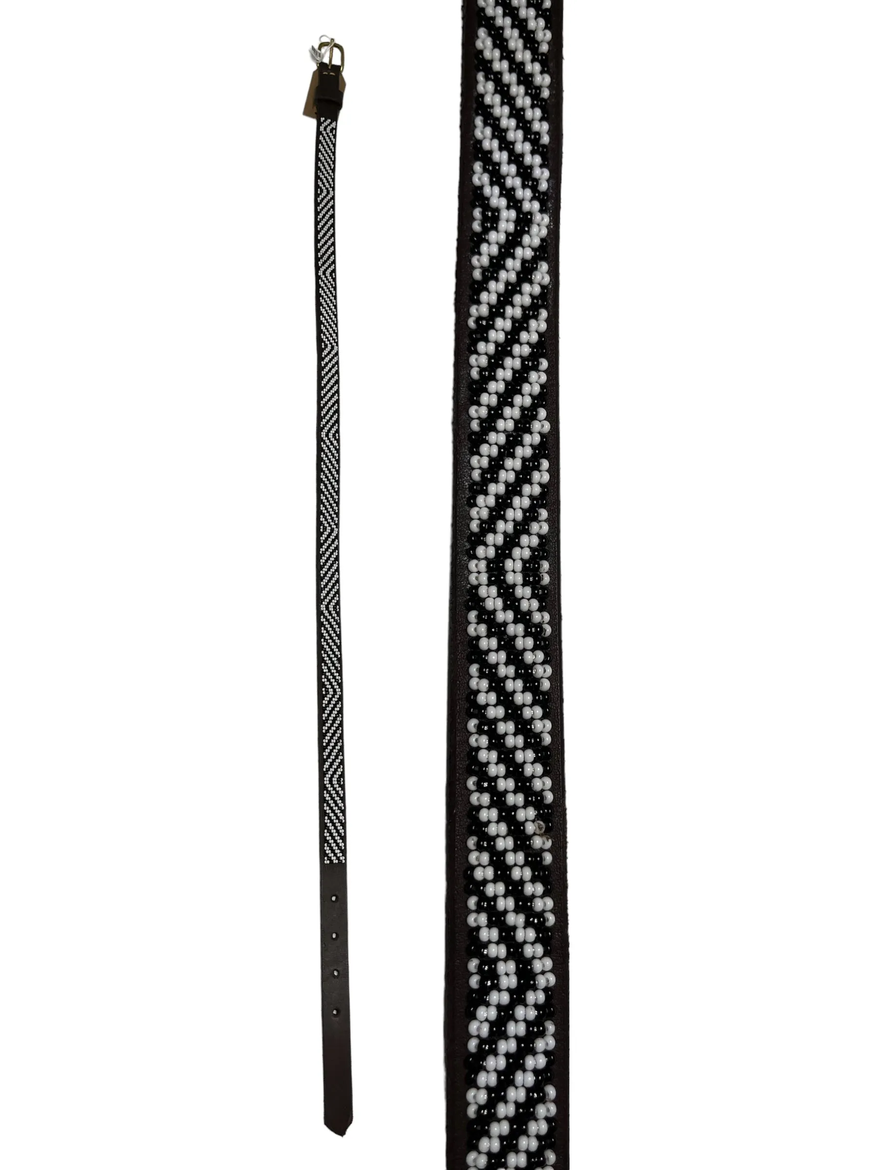 Thin Belt Zebra Print