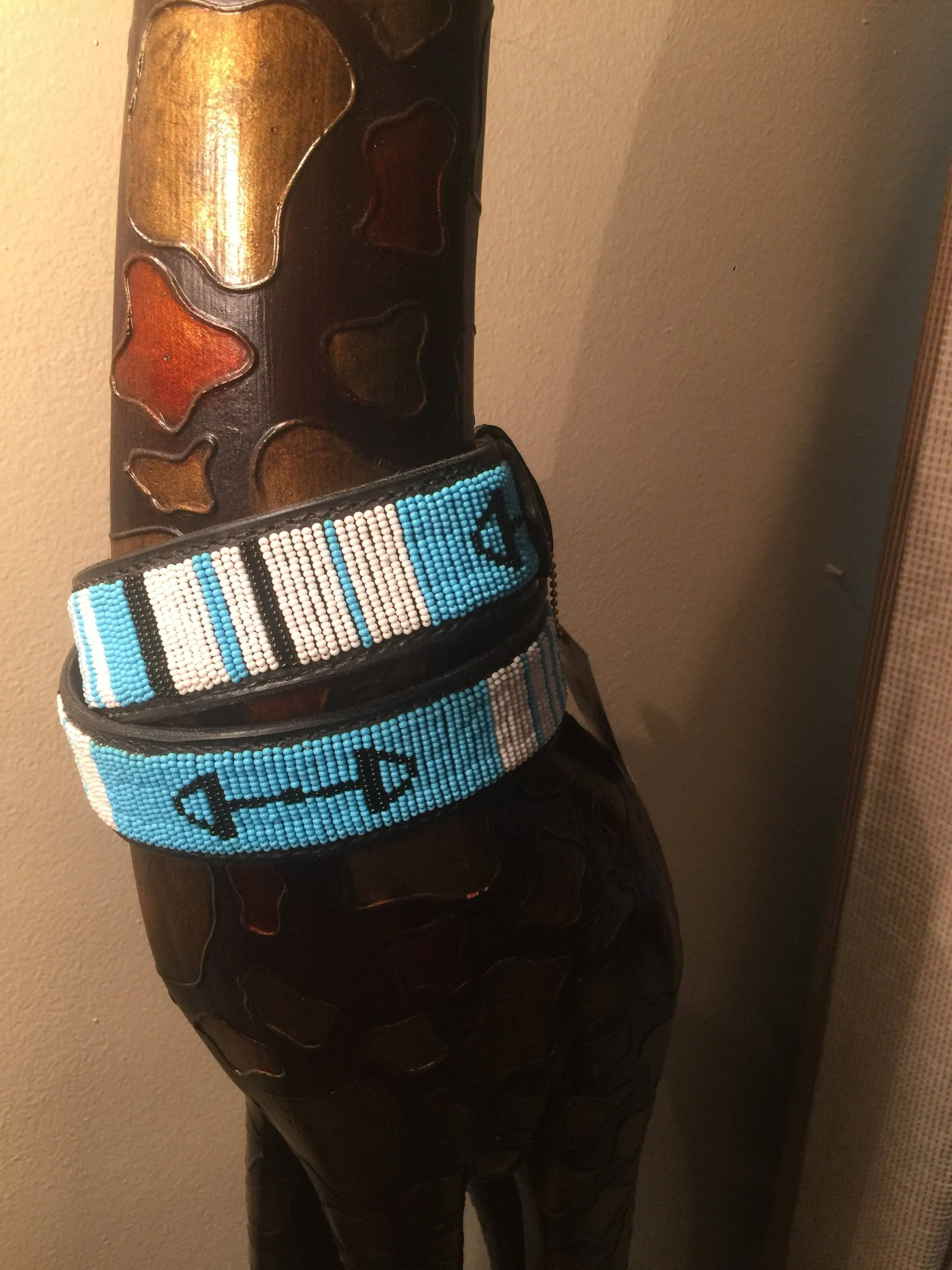 TKC Beaded Belts - EXEQ Bits w/ silver buckle
