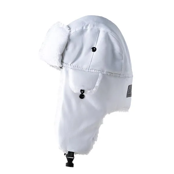 Trapper Hat | Nylon | White | White Fur
