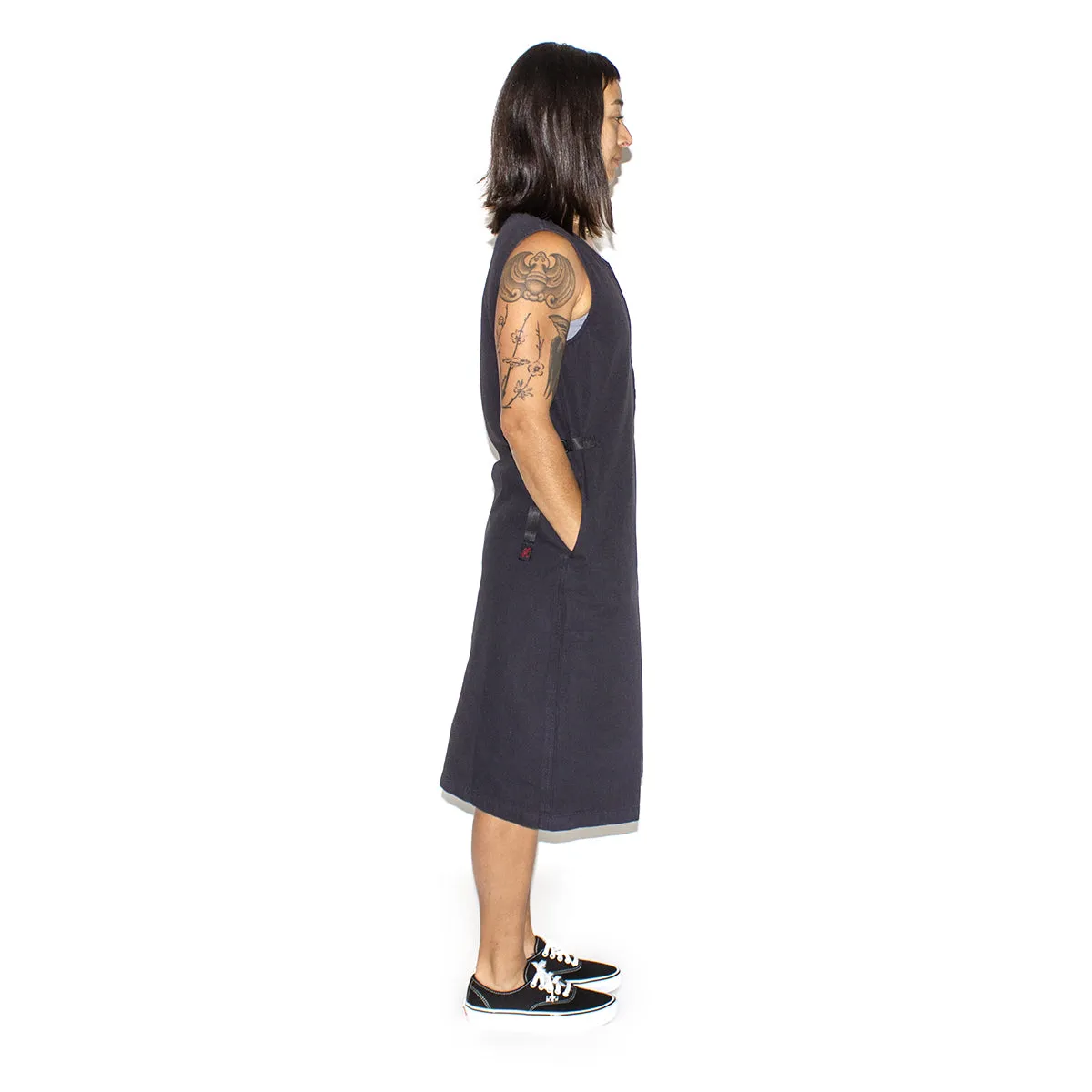 Women's Canvas Mid-Length Dress